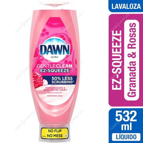Dawn Lavaloza Ez-Squeeze Gentle Clean Pomegranate & Rose Water 532 ml