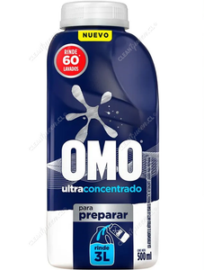 Omo Detergente Líquido Ultra Power Diluible 500 ml