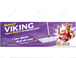 Viking Trapero Húmedo Multiuso Lavanda 12 un