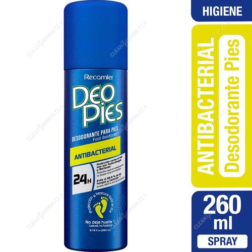 Deo Pies Desodorante Pies Antibacterial Spray 260 ml