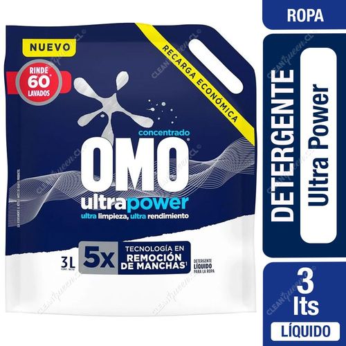 Omo Detergente Líquido Matic Ultra Power Doypack 3 L