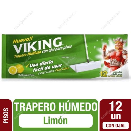 Viking Trapero Húmedo Multiuso Limón 12 un