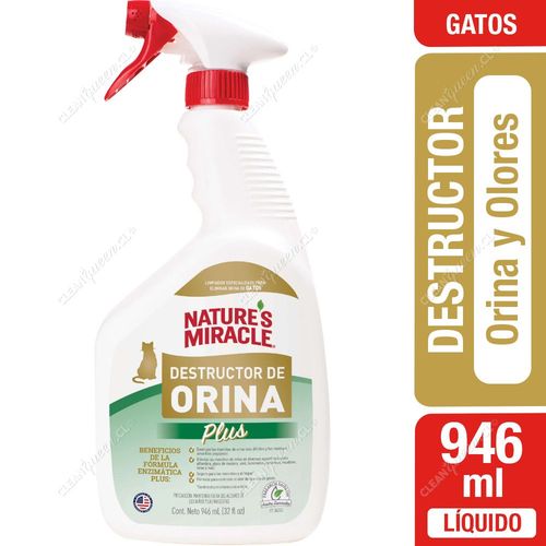 Nature's Miracle Destructor de Orina para Gato 946 ml
