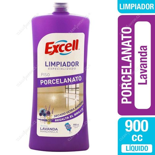 Excell Limpiador de Porcelanato Lavanda 900 cc