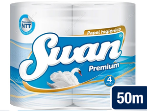 Swan Papel Higiénico Premium Doble Hoja 50 m 4 un