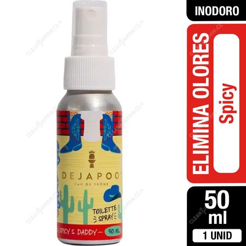 Dejapoo Eliminador Olores Wc Spicy 50 ml