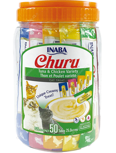 Churu Snack Cremoso Tuna & Chicken Varieties Recipe Gato 50 un