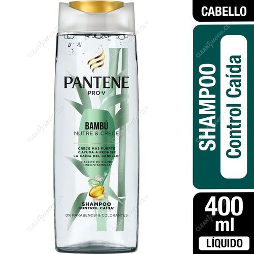 Pantene Shampoo Bambú Control Caída 400 ml