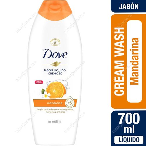 Dove Jabón Líquido Cream Wash Mandarina 700 ml