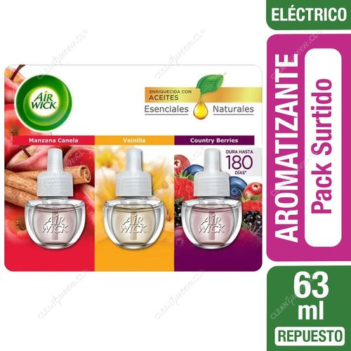Air Wick Repuesto Aromatizante Ambiental Eléctrico Surtido Súper Pack