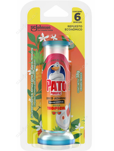 Pato Purific Discos Adhesivos Tropical Repuesto 6 un