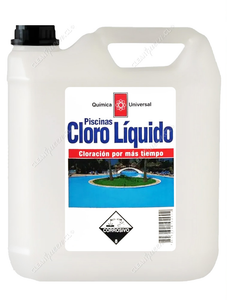 Química Universal Cloro Piscina Líquido 10 L