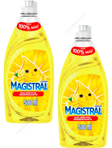 Magistral Lavaloza Ultra Desengrasante Limón 2 x 500 ml