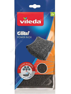 Vileda Esponja Glitzi Acero Inoxidable 2 un