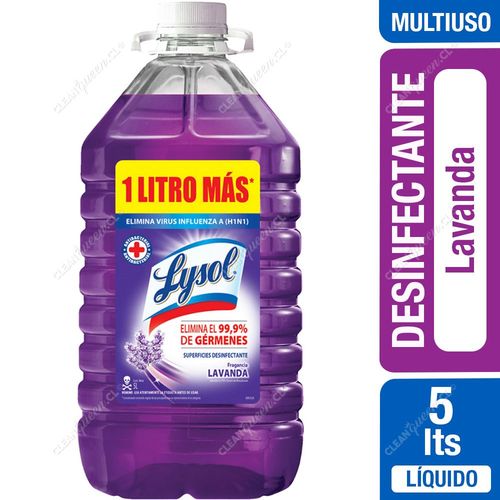 Lysol Desinfectante Líquido Lavanda 5 L
