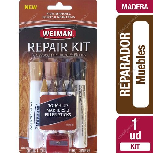 Weiman Kit Reparador Rayaduras Madera