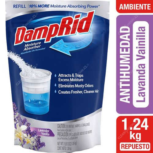 DampRid Repuesto Antihumedad Lavanda Vainilla 1.24 kg