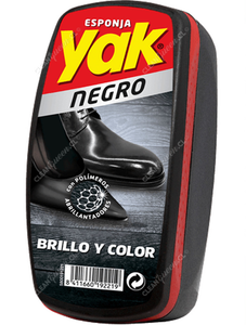 Yak Esponja Limpia Calzado Negro