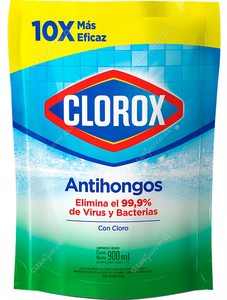 Clorox Limpiador Líquido Antihongos Repuesto 900 ml