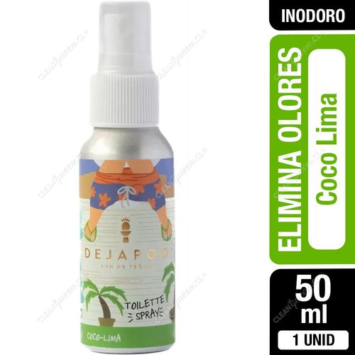 Dejapoo Eliminador Olores Wc Coco Lima 50 ml