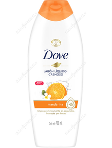 Dove Jabón Líquido Cream Wash Mandarina 700 ml
