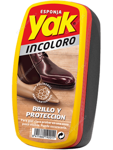 Yak Esponja Limpia Calzado Incoloro