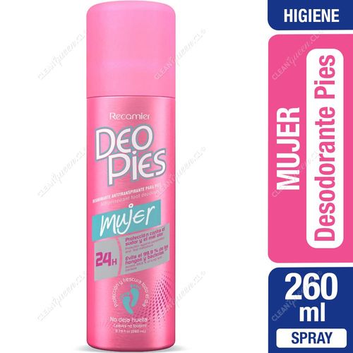 Deo Pies Desodorante Pies Mujer Spray 260 ml