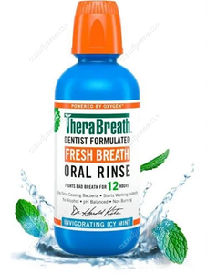 TheraBreath Enjuague Bucal Icy Mint 473 ml