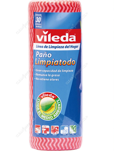 Vileda Paño Limpiatodo Semi - Desechable Rollo 30 un