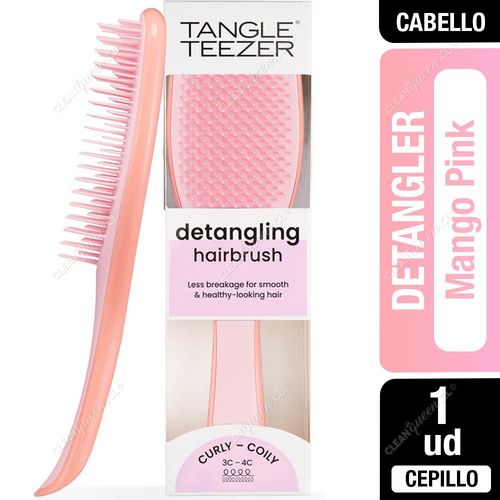 Tangle Teezer Cepillo The Ultimate Detangler Naturally Curly Mango Pink