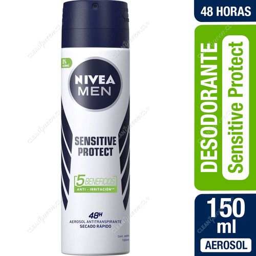 Nivea Desodorante Aerosol Hombre Men Sensitive Protect 150 ml