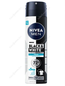Desodorante Aerosol Hombre Nivea Men Black & White Ultimate Impact Invisible 150 ml