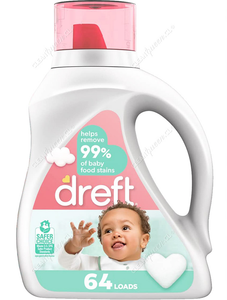 Dreft Detergente Líquido Hipoalargénico Etapa 2 - Bebé Activo 2.72 L