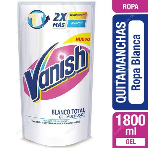 Vanish Quitamanchas en Gel Multiuso Ropa Blanca Doypack 1800 ml