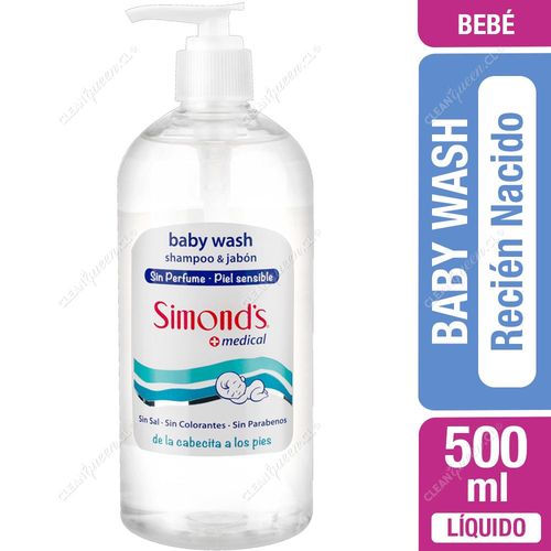 Simond's Shampoo y Jabón Baby Wash 500 ml