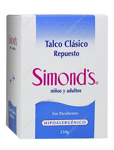 Repuesto Talco Clásico Hipoalergénico Simond's 250 g