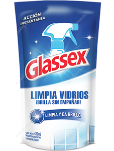 Glassex Limpiavidrios Doypack 420 ml