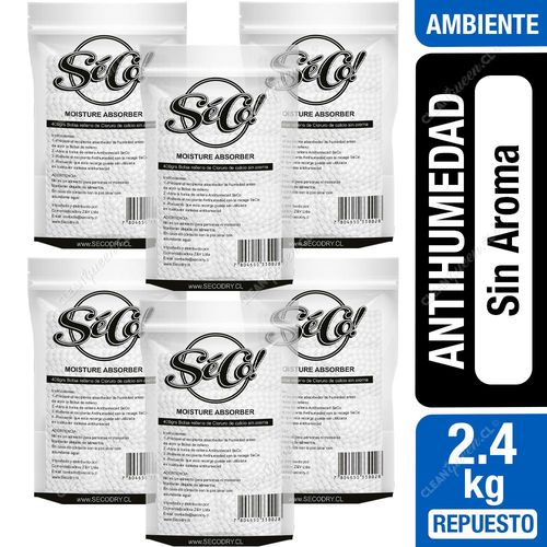 Séco Repuesto Antihumedad Sin 6 x 400 g