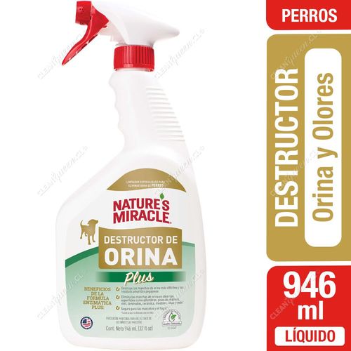 Nature's Miracle Destructor de Orina Plus para Perro 946 ml