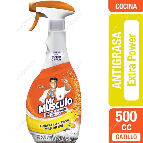 Mr. Músculo Limpiador Antigrasa Cocina Extra Power 500 cc