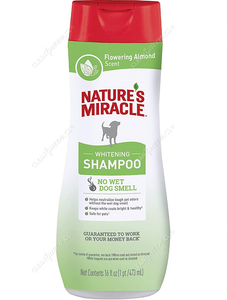 Nature's Miracle Shampoo Blanqueador para Perro Flowering Almond 473 ml