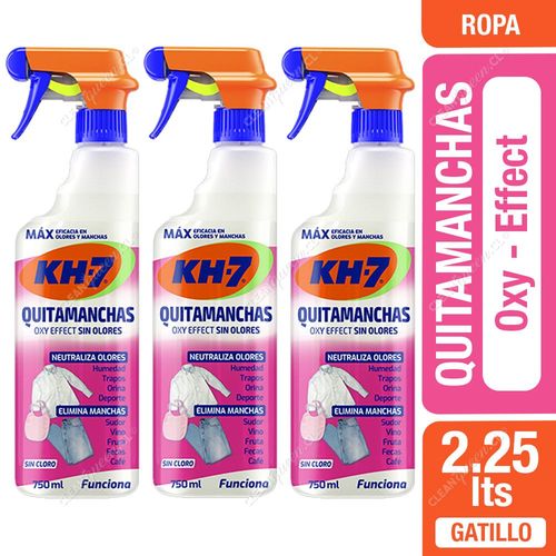 Quitamanchas Ropa Oxy Effect KH-7 Gatillo 3 x 750 ml