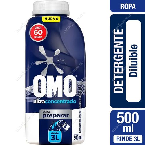 Omo Detergente Líquido Ultra Power Diluible 500 ml