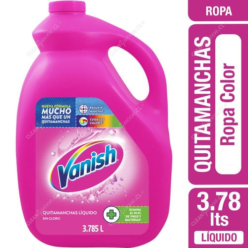 Vanish Quitamanchas Líquido Multiuso Ropa Color 3785 ml