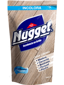 Nugget Cera Crema Incolora 340 cc