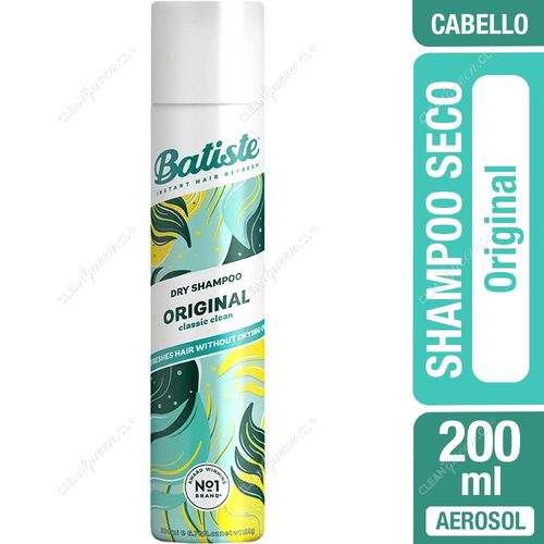 Batiste Shampoo Seco Original Aerosol 200 ml