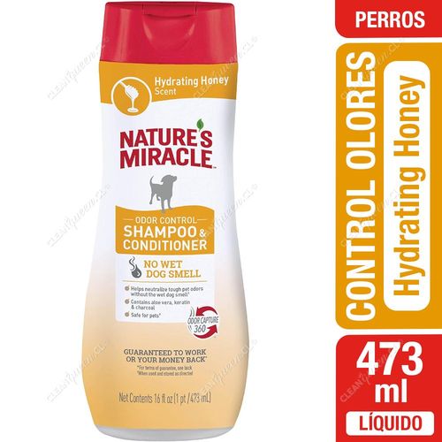 Miracle Shampoo y Acondicionador para Perro Nature’s Hydrating Honey 473 ml