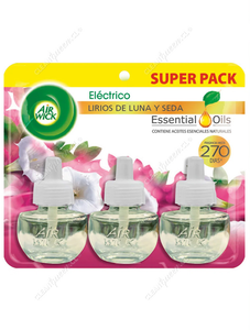 Air Wick Repuesto Aromatizante Ambiental Eléctrico Lirios de Luna y Seda 3 un