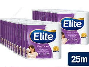 Elite Papel Higiénico Ultra Doble Hoja 25 m 96 un