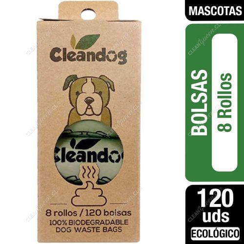 CleanDog Bolsas Desechos Mascotas Biodegradables 120 un